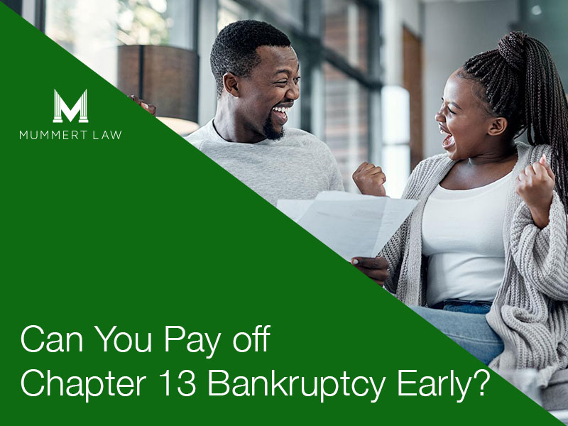 Can You Pay off Chapter 13 Bankruptcy Early